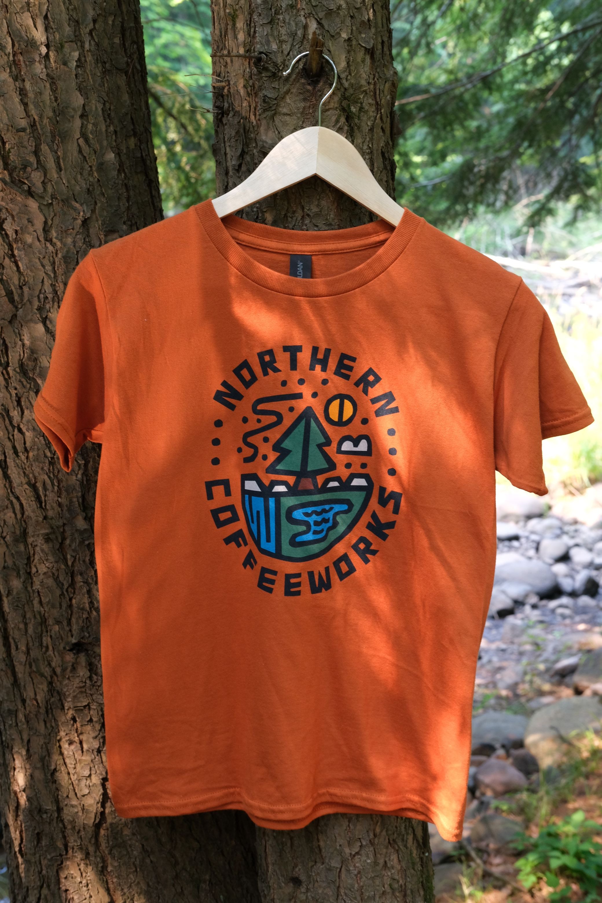 Northern Coffeeworks - Youth Woodblock T-Shirt